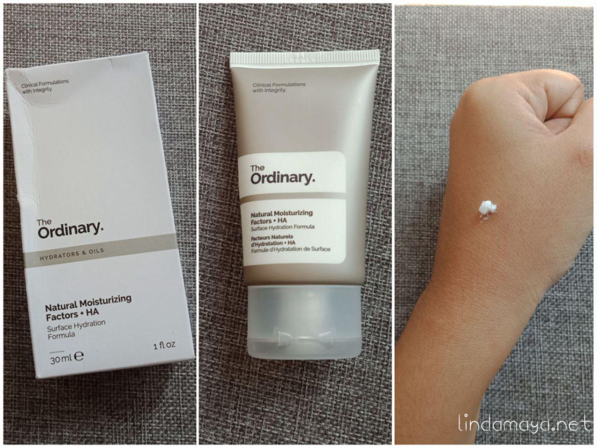 [Review] The Ordinary Natural Moisturizing Factors + HA